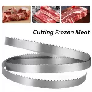 Hoja de sierra de cinta para cortar carne y huesos de 1650 mm
